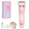 Electric Razorle Smooth Shave Pro for Women, Dusk Glide Pro 3.0 Shaver,2 in 1 Wet & Dry Waterproof Razor, Cordless Painless Body Hair Remover for Armpit Bikini Legs Arm Face Private Area (A) view 1