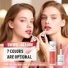 Tinted Lip Glow Oil, Non Sticky Waterproof Lightweight Lip and Cheek Tintt, Moisturizing High Pigment Water Tintt, Long Lasting Moisture (04#Cherry) view 2