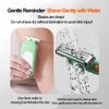 Razor for Women Travel Essentia,Women's Travel Razor with 6 Refills & 3 Blades Bikini, Legs & Face Shaver Comfort Glide System Compact Green view 4