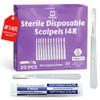 MyMed Disposable 14R Dermaplane Scalpels, Dermaplaning Razors - Pack of 20 Dermaplane Razor for Women Face, Women's Disposable Shaving Razors view 1
