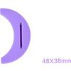 HEATSHAKING 1Pc Womens Bikini Shaver Tool Crescent Shape Silicone Razor for Safe and Smooth Shaving of Hair for Body and Underarm Grooming view 2