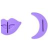 HEATSHAKING 1Pc Womens Bikini Shaver Tool Crescent Shape Silicone Razor for Safe and Smooth Shaving of Hair for Body and Underarm Grooming view 3
