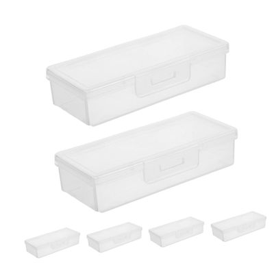 AKOOSY Portable Cotton Swab Holder with Lid Compact Jewelry Organizer for Travel and Makeup Dustproof Transparent Storage Box with Essential Cleaning Aid for Jewelry Care