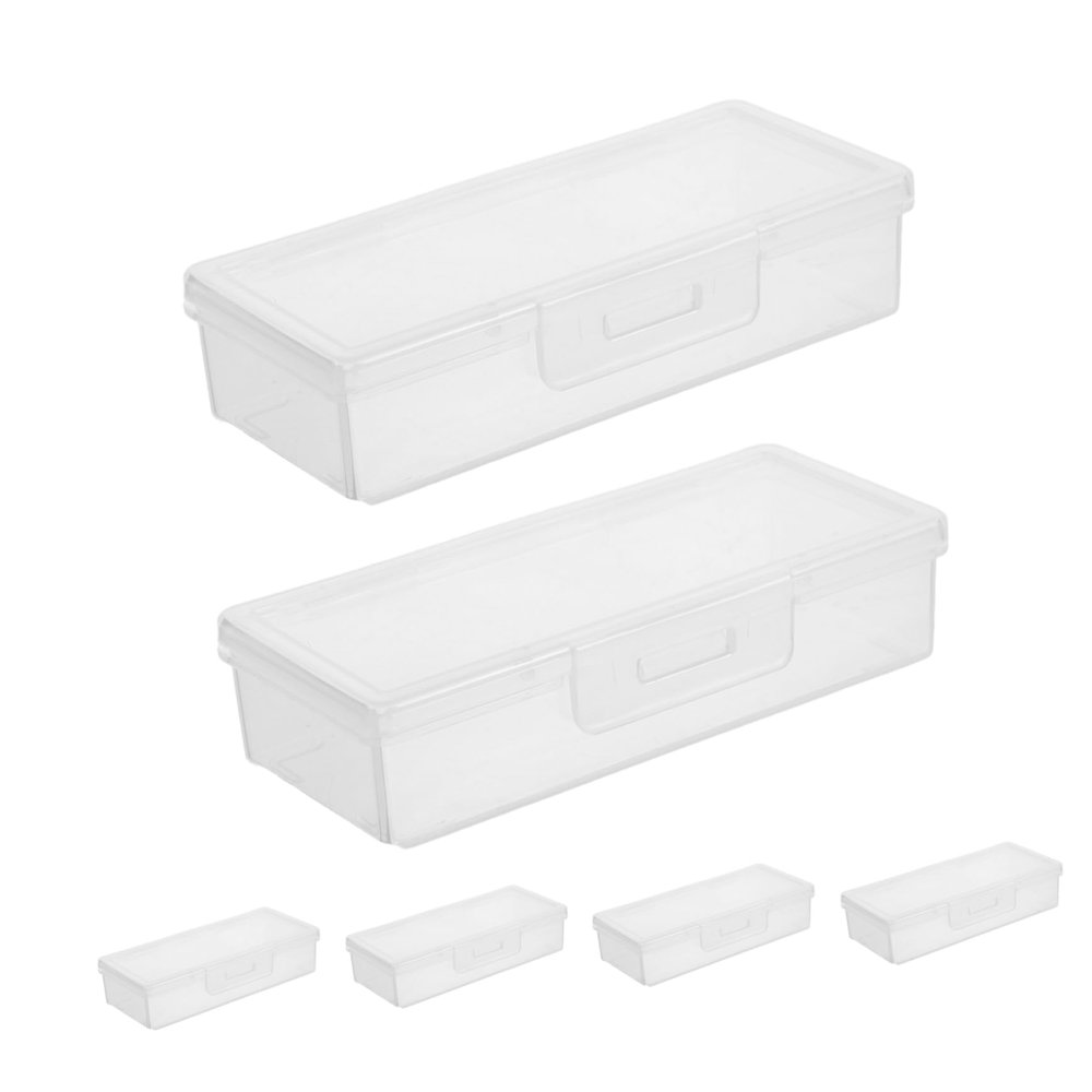 AKOOSY Portable Cotton Swab Holder with Lid Compact Jewelry Organizer for Travel and Makeup Dustproof Transparent Storage Box with Essential Cleaning Aid for Jewelry Care