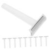 Beaupretty 10Pcs Disposable Hair Removal Razor for Men and Women Double Blade Shaver Portable and Compact Design for Easy Travel Use for Removal view 1