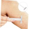 Beaupretty 10Pcs Disposable Hair Removal Razor for Men and Women Double Blade Shaver Portable and Compact Design for Easy Travel Use for Removal view 2