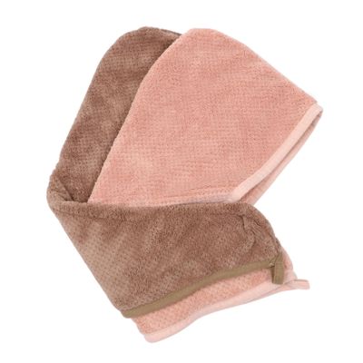 CALLARON 2pcs Hair Drying Towel Women Reusable Shower Cap Fast Drying Hair Cap Pink Towel for Boys and Girls Adults