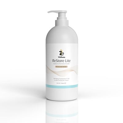7E Wellness Myolift Restore Lite Gel- 32oz - Conductive Gel for Beauty & Skincare, Microcurrent, Face Mask Brush - 32oz / 1L