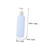 Beaupretty 4pcs Refillable Pump Lotion Shampoo Bottles 400ml Empty Press Pump Containers for Travel Leak-Proof Toiletry Dispenser Set view 2