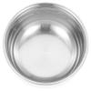 Holibanna Stainless Steel Shaving Bowl Brush Large Round Shaving Cup for Men Portable for Easy Lathering for Home Use and Travel view 1