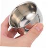 Holibanna Stainless Steel Shaving Bowl Brush Large Round Shaving Cup for Men Portable for Easy Lathering for Home Use and Travel view 4