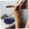 EXQUIMEUBLE Stainless Steel Shaving Bowl for Men Reusable Shave Cup for Smooth Lathering Compact Design for Easy Storage Shaving Soap Accessory Finish view 3