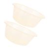 CTIRCHIU Large Foot Wash Basin Set of 2 Portable Plastic Foot Bath Tub and Face Washing for Spa and Home Use view 1
