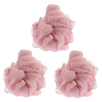 Anneome 3Pcs Comfortable Bath Balls Soft Pe Shower Scrubber Balls for Body Skin Cleaning Exfoliating Bathing Tool for Smooth Skin and Easy Application