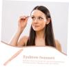 VALICLUD 2pcs Stylish Eyebrow Tweezers for Women Precision Tweezers Comb for Hair Removal Brow Shaping view 3