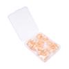 DECORNIJIA 50pcs Dual-Sided Latex Eyeshadow Applicator Sticks Disposable Eye Makeup Brushes for Girls for Blending and Applying Eyeshadow in Professional and Personal Use view 1