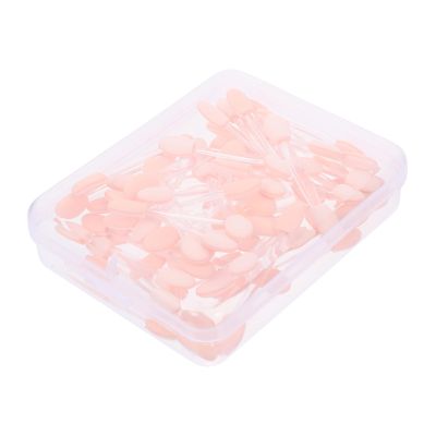 ERINGOGO 50pcs Double-Sided Latex Eyeshadow Sticks Disposable Eye Makeup Applicators for Girls for Travel and Daily Use