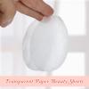 Heclia Disposable Non Woven Eye Care 200 Pcs Eyes Covers for Facials Eye Mask Cotton Spa Eyes Pads for Facials Clear EyeMask Spa Wrap Moisture Retention Skincare Home Beauty Wet Compress view 2