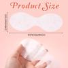 Heclia Disposable Non Woven Eye Care 200 Pcs Eyes Covers for Facials Eye Mask Cotton Spa Eyes Pads for Facials Clear EyeMask Spa Wrap Moisture Retention Skincare Home Beauty Wet Compress view 3