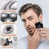 5 in 1 Electric Razor Shaver Rechargeable Cordless Head Beard Trimmer Shaver Kit Ipx6 Waterproof Dry Wet Grooming Kit, 3D Rotary Blade view 2