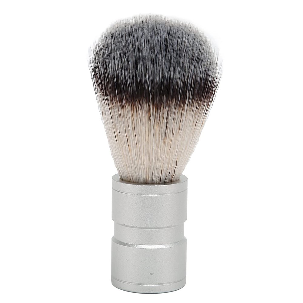 Beard Foam Brush | Strong Foaming & Fast Dry | Nylon Shaving Brush for Men/Salon/Travel | Ergonomic Handle, Debris Removal