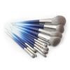 12 Cone Bevel Tail Handle Makeup Brush Set, Gradient Handle Loose Powder Eye Brush Tool view 3