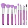 10 Wooden Handle Makeup Brush Set, Eyebrow Brush, Eyelash Brush, Eye Brush, Powder Powder Brush(D) view 1