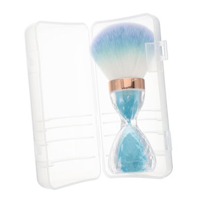 Beaupretty Nail Dust Brush Cleaner Soft Large Makeup Brush for Cleaning Tools Versatile Blue Brush for Home Salon Use Dust Removal Brush Care