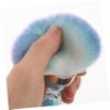 Beaupretty Nail Dust Brush Cleaner Soft Large Makeup Brush for Cleaning Tools Versatile Blue Brush for Home Salon Use Dust Removal Brush Care view 3
