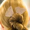 Beaupretty Rhinestone Hair Bow Clip for Women 1-Piece Twisted Bun Maker Hair Accessory for Messy Buns for Daily Wear or Special Occasions view 3
