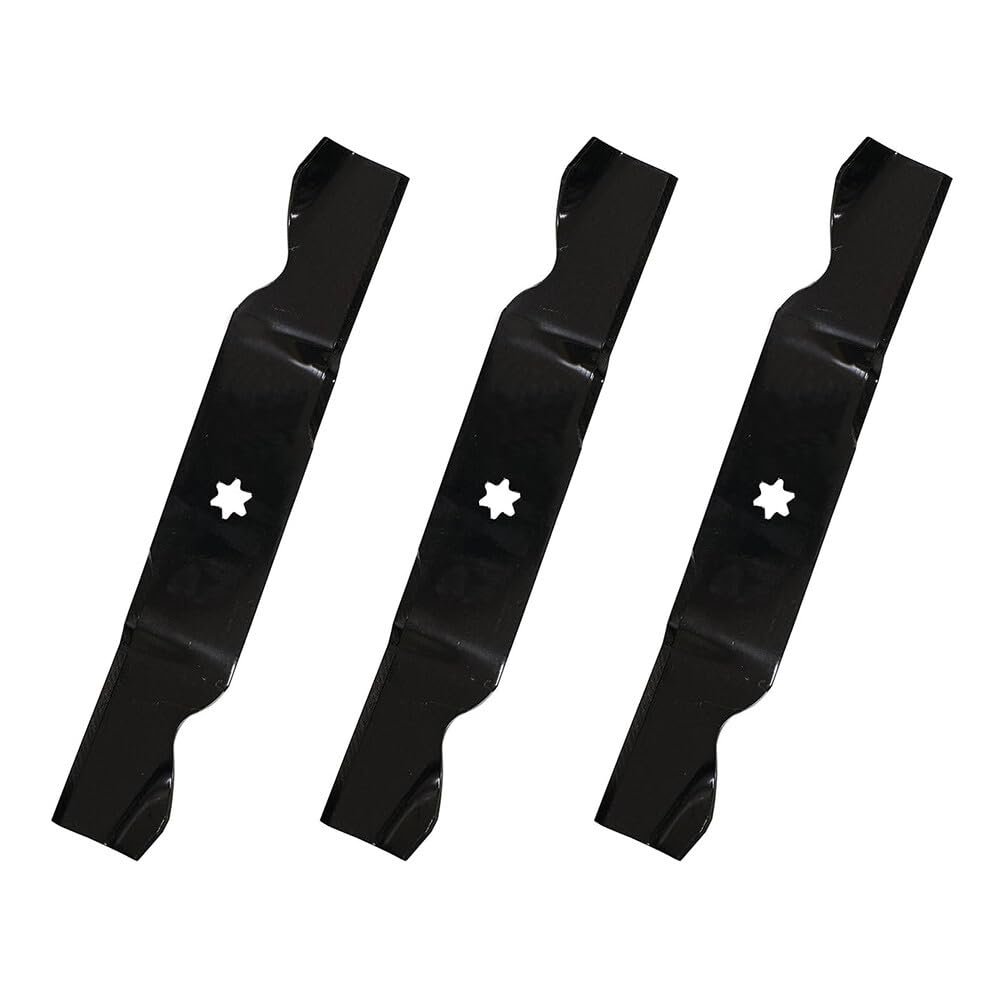 3PK Fits Hi-Lift Blades Fits for Cub Cadet GT1054 GTX1054 GT1554 w/ 54" Deck 942-067