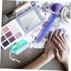 BESTYASH 4Pcs Nail Cleaning Brush Portable Dual Sided Nail Scrubber for Fingernail and Toenail Care Lightweight Hard Bristle Nail Scrub Brush for Home and Salon Use view 4