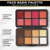 16 Color (Waterproof All-in-One Palette) Highlighter + Concealer + Eyeshadow + Blush, all in one makeup palette, Crease-Proof & Sweat-Resistant for Flawless Glow, Travel-Friendly Cosmetic Set view 2