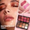 16 Color (Waterproof All-in-One Palette) Highlighter + Concealer + Eyeshadow + Blush, all in one makeup palette, Crease-Proof & Sweat-Resistant for Flawless Glow, Travel-Friendly Cosmetic Set view 4