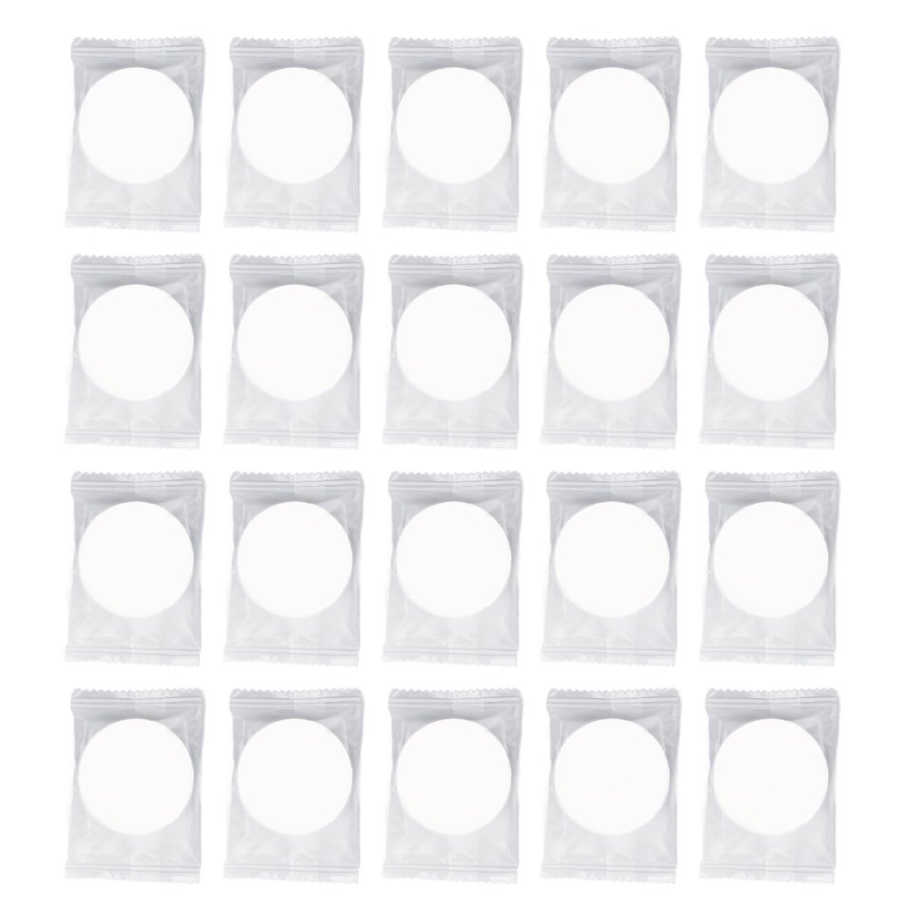 20pcs Disposable Compressed Cotton Towels, Highly Absorbent Face Towels, Thick Compressed Tablets for Skincare, Cleansing and Travel