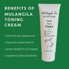 MULANGILA TEA Herbal Toning Cream 250g Natural Moisturizing Cream for Tummy, Arms, Legs & Thighs, Skin-Nourishing Body Cream (Cream + Belt: Meadium) view 2