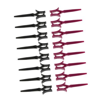 ARTSEWPLY 1Set Professional Hair Sectioning Clips Reliable Cold Perm Cross Clips for Hairdressers Secure Grip Hair Styling Accessories for Salon and Home Use Heat Protection Wide