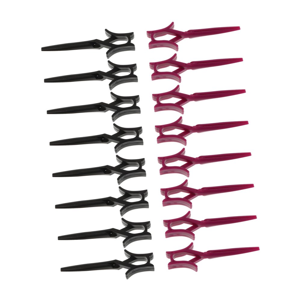 ARTSEWPLY 1Set Professional Hair Sectioning Clips Reliable Cold Perm Cross Clips for Hairdressers Secure Grip Hair Styling Accessories for Salon and Home Use Heat Protection Wide