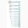 12 Pieces Of Light Wood Handle Makeup Brush Set, Powder Brush, Eye Brush, Makeup Tool view 2