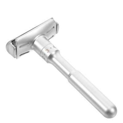 Beaupretty Shaped Safety Razor Manual Zinc Alloy Beard Trimmer for Men Precision Shaving for Sensitive Skin for Daily Travel Use