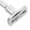 Beaupretty Shaped Safety Razor Manual Zinc Alloy Beard Trimmer for Men Precision Shaving for Sensitive Skin for Daily Travel Use view 3