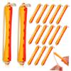 EPIGEIST 24Pcs Hollow Hair Perm Rods with Elastic Rubber Bands for Women Dual Color Styling Tools for Cold Perming and Hairdressing for Salon and Home Use view 1