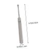 BATHVEVE 5Pcs Dead Skin Forks Kit Professional Cuticle Trimmer for Nail Art and Pedicure Tools Durable Finger Care Accessories for Salon Home Use Silver view 2