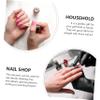 BATHVEVE 5Pcs Dead Skin Forks Kit Professional Cuticle Trimmer for Nail Art and Pedicure Tools Durable Finger Care Accessories for Salon Home Use Silver view 4