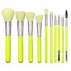 10 Wooden Handle Makeup Brush Set, Eyebrow Brush, Eyelash Brush, Eye Brush, Powder Powder Brush(E) view 1