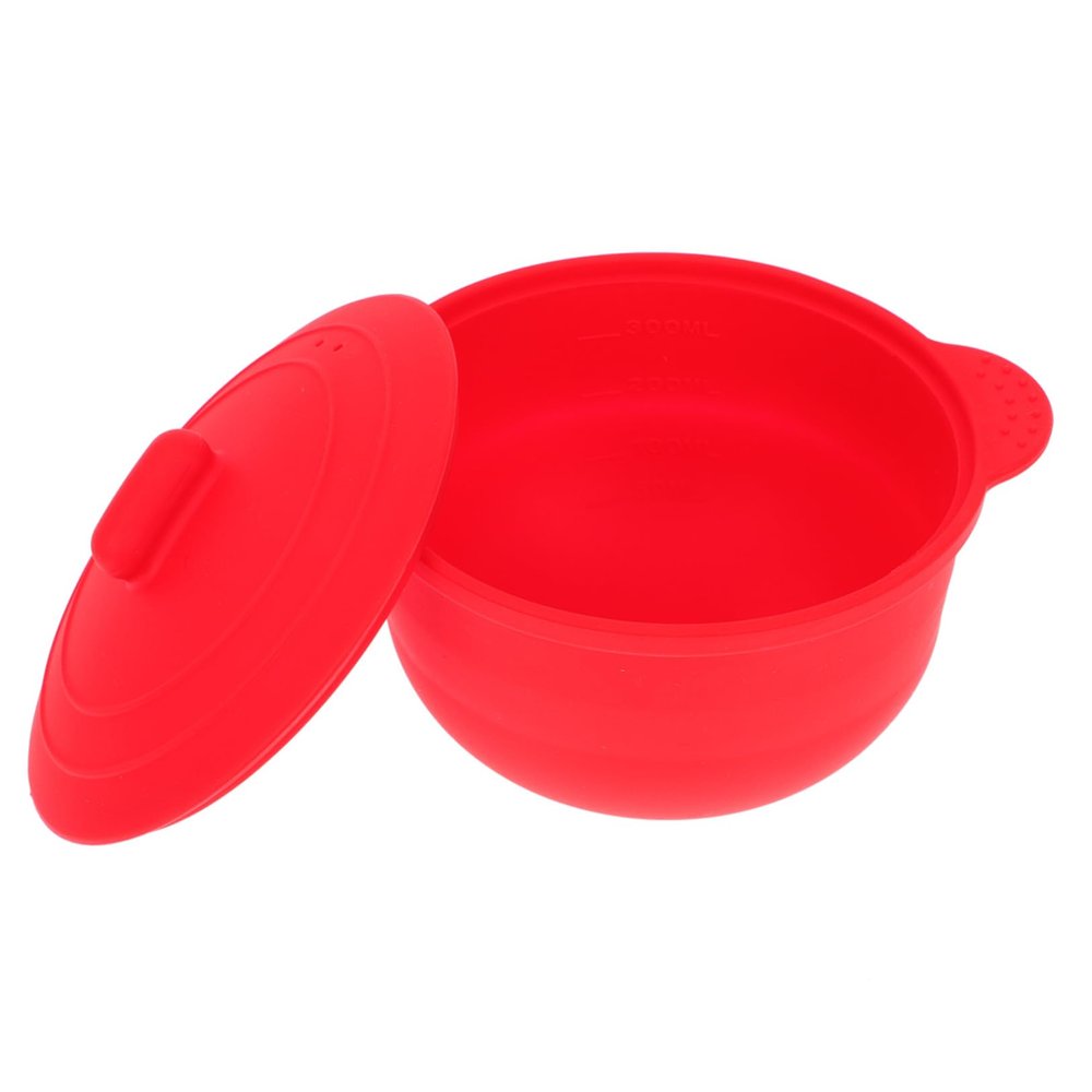 ERINGOGO Silicone Wax Melting Bowl Lid Non-stick Wax Heater Inner Pot for Hair Removal Easy Clean Portable Waxing Accessory for Home Use