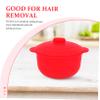 ERINGOGO Silicone Wax Melting Bowl Lid Non-stick Wax Heater Inner Pot for Hair Removal Easy Clean Portable Waxing Accessory for Home Use view 4