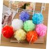 FOMIYES 16pcs Solid Bath Balls Exfoliating Shower Scrubber for Body Mesh Net Bath Accessories for Women and Men for Daily Use in Showers view 3