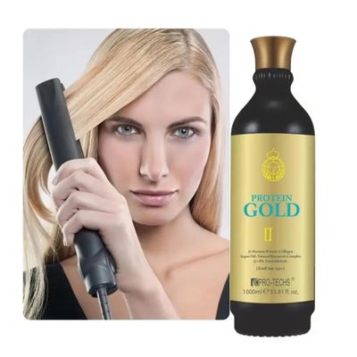 Brazilian Keratin Formaldehyde Free GOLD Protein For All Hair Types 1000ML/ 33.8 oz