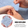Beaupretty 540Pcs Glue Cleaning Pads for Eyelash Extensions Non Woven Glue for Salon DIY Use Essential for Easy Gel Removal and Daily Cleaning view 4
